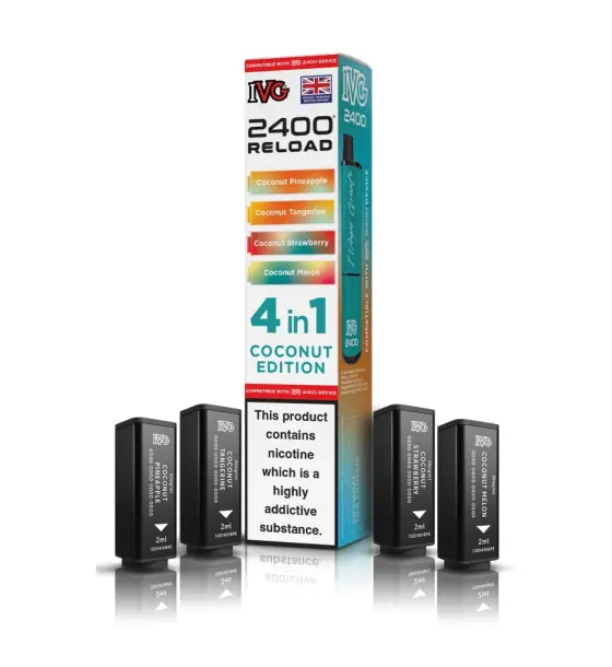 IVG 2400 4 in 1 Coconut Edition Kit – 20mg