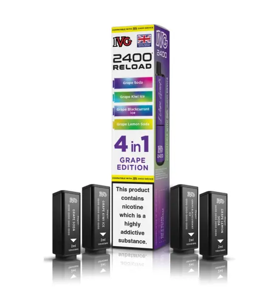 IVG 2400 4 in 1 Grape Edition Kit – 20mg