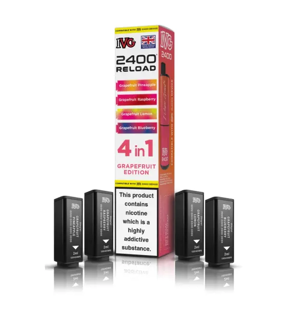 IVG 2400 4 in 1 Grapefruit Edition Kit – 20mg