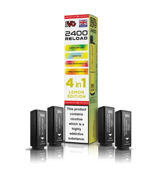 IVG 2400 4 in 1 Lemon Edition Kit – 20mg