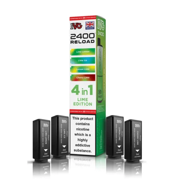 IVG 2400 4 in 1 Lime Edition Kit – 20mg
