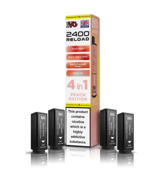 IVG 2400 4 in 1 Peach Edition Kit – 20mg
