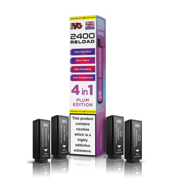 IVG 2400 4 in 1 Plum Edition Kit – 20mg