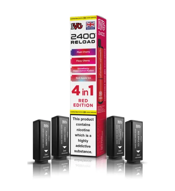 IVG 2400 4 in 1 Red Edition Kit – 20mg