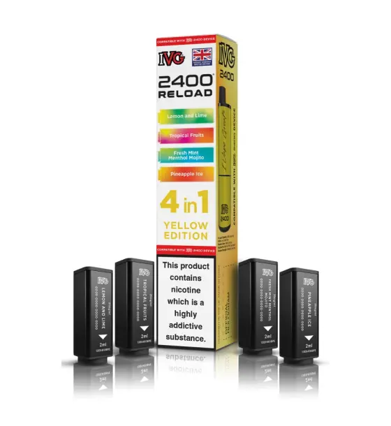 IVG 2400 4 in 1 Yellow Edition Kit – 20mg