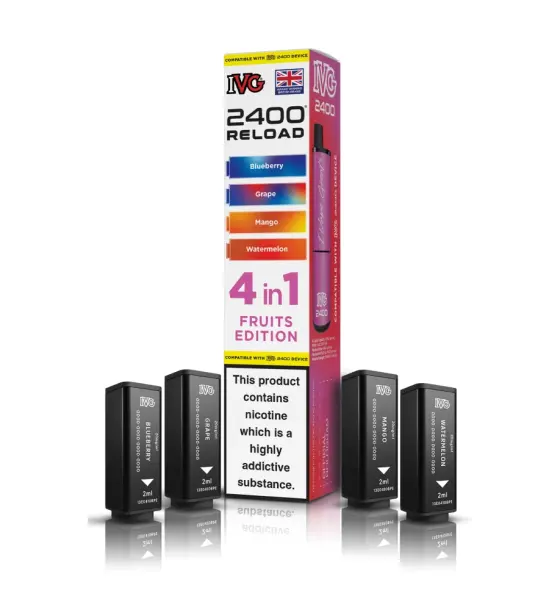 IVG 2400 4 in 1 Fruits Edition Reload Pods – 20mg