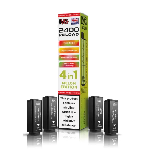 IVG 2400 4 in 1 Melon Edition Reload Pods – 20mg