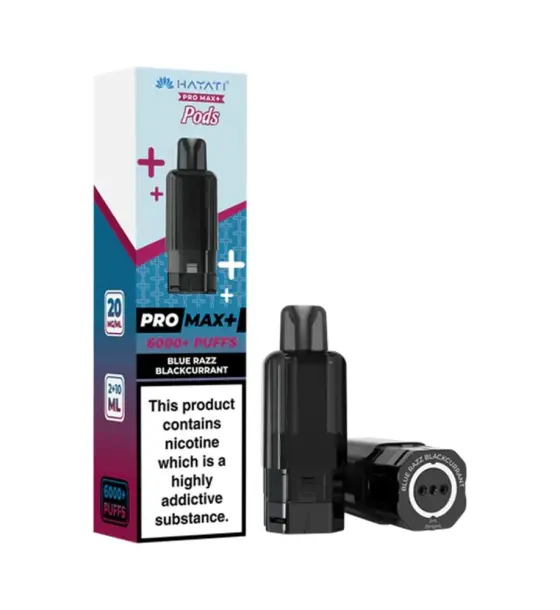 Hayati Pro Max+ 6000 Blue Razz Blackcurrant Replacement Pod – 20mg