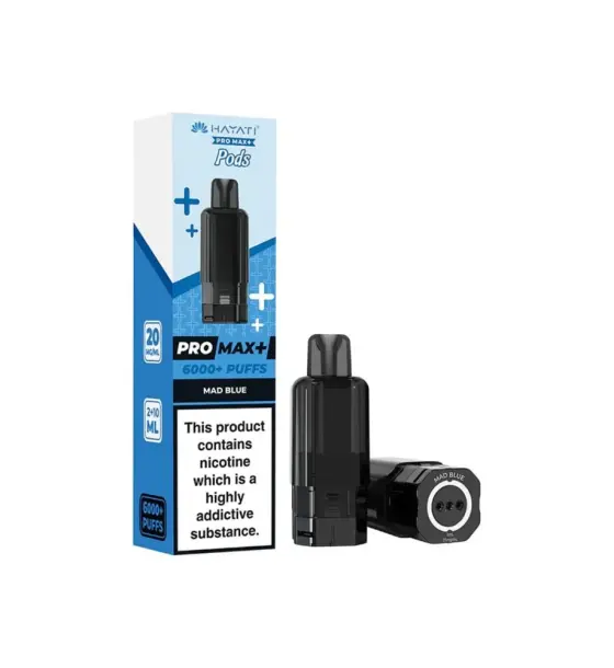 Hayati Pro Max+ 6000 Mad Blue Replacement Pod – 20mg