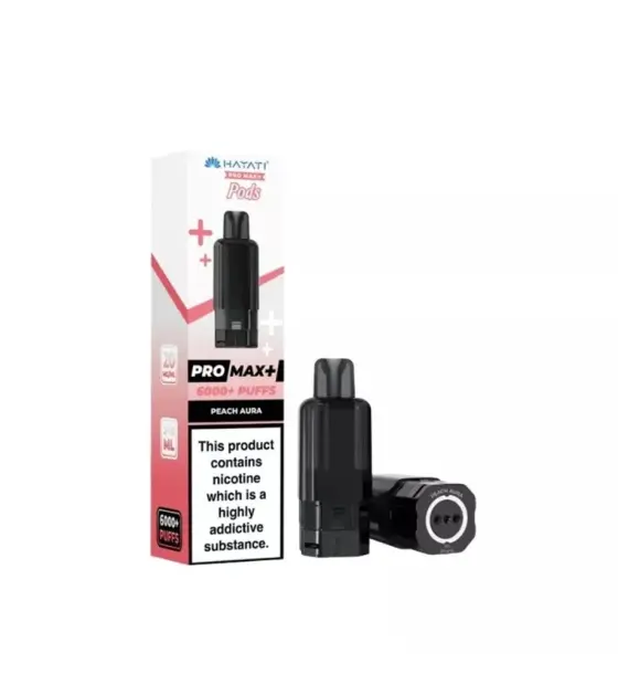 Hayati Pro Max+ 6000 Peach Aura Kit – 20mg