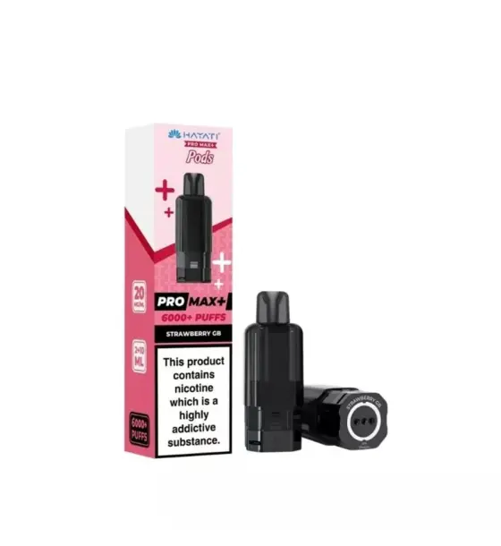 Hayati Pro Max+ 6000 Strawberry GB Kit – 20mg
