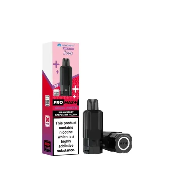 Hayati Pro Max+ 6000 Strawberry Raspberry Mojito Kit – 20mg