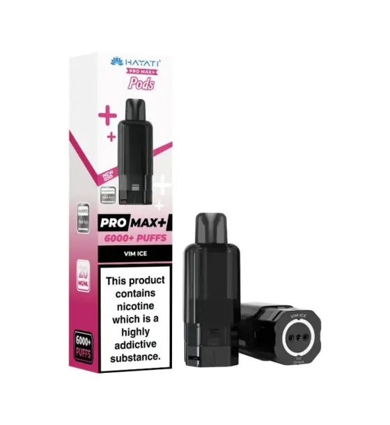 Hayati Pro Max+ 6000 Vim Ice Replacement Pod – 20mg