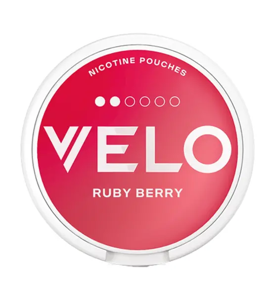 VELO Ruby Berry Nicotine Pouches – 6mg