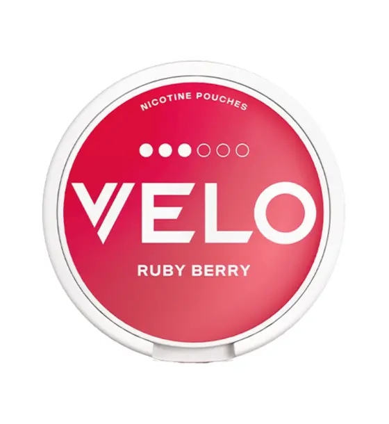 VELO Ruby Berry Nicotine Pouches – 10mg