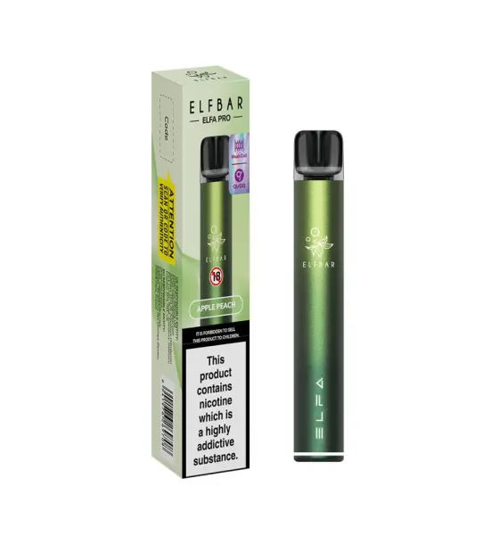 Elf Bar ELFA Pro Apple Peach Prefilled Pod Kit – 20mg