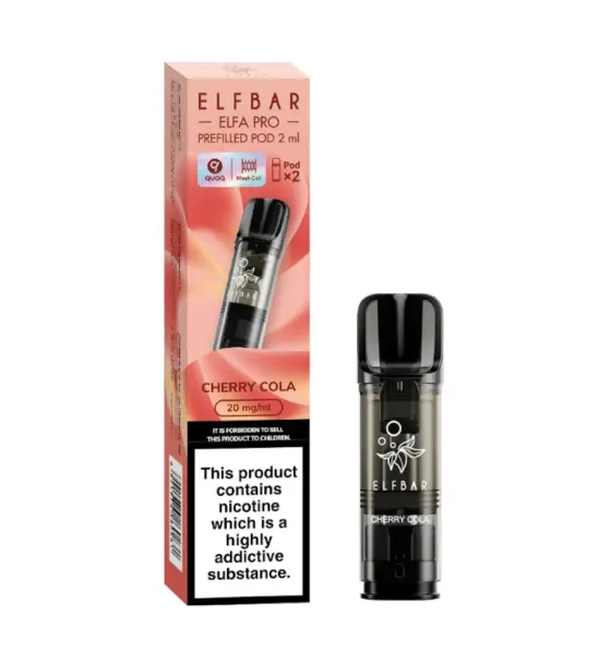 Elf Bar ELFA Pro Cherry Cola Prefilled Pod Kit – 20mg