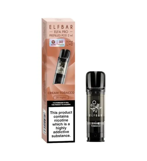 Elf Bar ELFA Pro Cream Tobacco Prefilled Pod Kit – 20mg