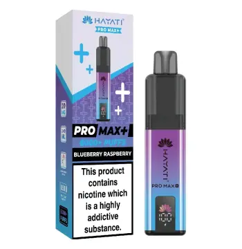 Hayati Pro Max+ 6000 Blueberry Raspberry Kit – 20mg