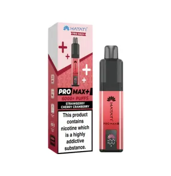 Hayati Pro Max+ 6000 Strawberry Cherry Cranberry Kit – 20mg