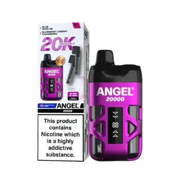 Vapes Bars Angel 20K Purple Edition Blue Razz Gummy Bear / Blueberry Cherry Cranberry Kit – 20mg