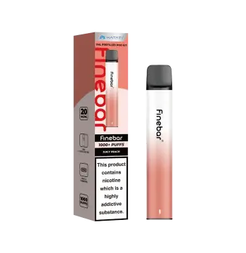 Hayati Finebar 1000 Juicy Peach Kit – 20mg
