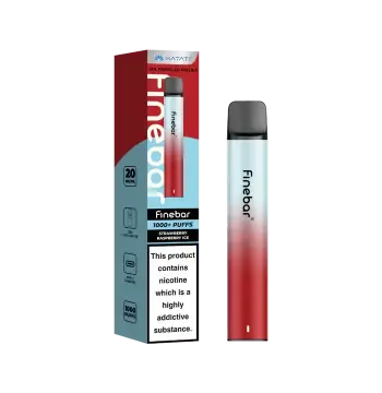 Hayati Finebar 1000 Strawberry Raspberry Ice Kit – 20mg