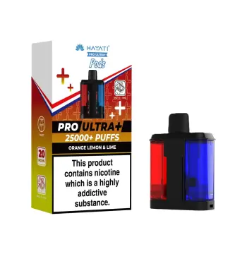 Hayati Pro Ultra+ 25000 Orange Lemon & Lime Replacement Pod – 20mg
