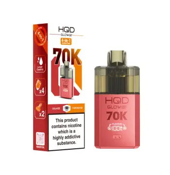 HQD Glow Air 70K Cola Ice & Fantasi Ice Prefilled Pod Kit – 20mg
